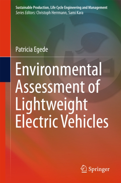 Environmental Assessment of Lightweight Electric Vehicles, EPUB eBook