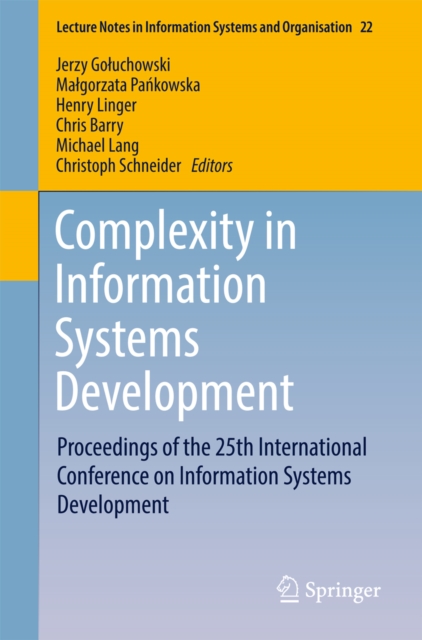 Complexity in Information Systems Development : Proceedings of the 25th International Conference on Information Systems Development, EPUB eBook