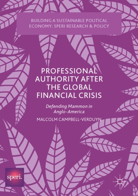 Professional Authority After the Global Financial Crisis : Defending Mammon in Anglo-America, EPUB eBook