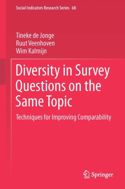 Diversity in Survey Questions on the Same Topic : Techniques for Improving Comparability, EPUB eBook