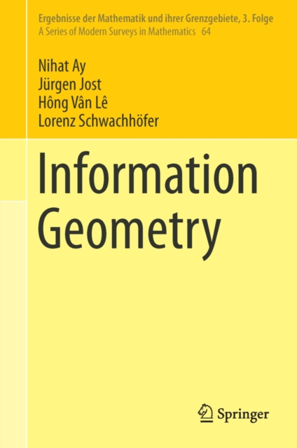 Information Geometry, EPUB eBook