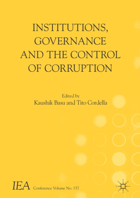 Institutions, Governance and the Control of Corruption, EPUB eBook
