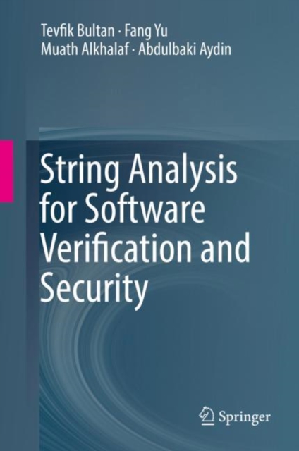 String Analysis for Software Verification and Security, EPUB eBook