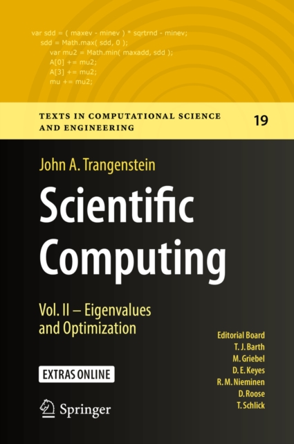 Scientific Computing : Vol. II - Eigenvalues and Optimization, EPUB eBook