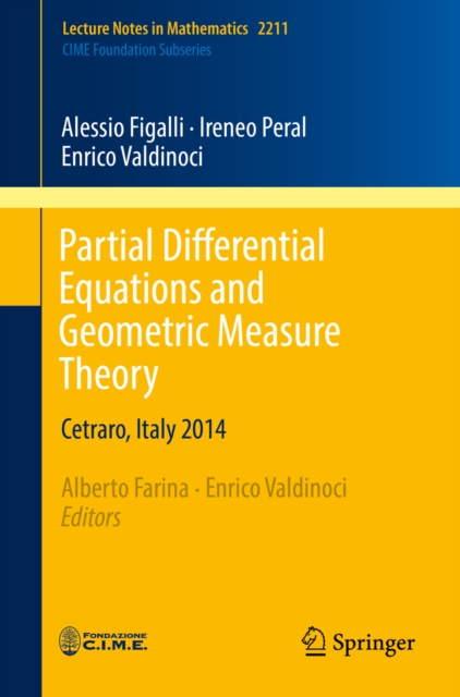 Partial Differential Equations and Geometric Measure Theory : Cetraro, Italy 2014, EPUB eBook