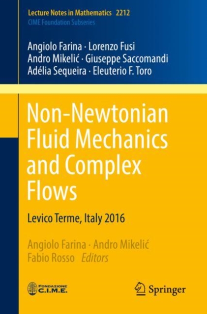 Non-Newtonian Fluid Mechanics and Complex Flows : Levico Terme, Italy 2016, EPUB eBook