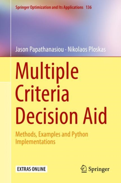 Multiple Criteria Decision Aid : Methods, Examples and Python Implementations, EPUB eBook