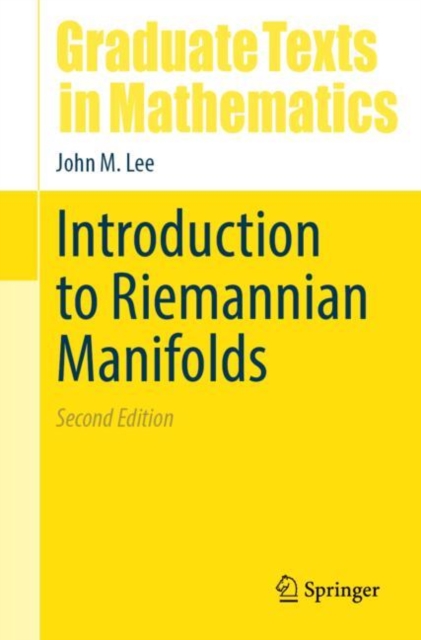 Introduction to Riemannian Manifolds, Hardback Book