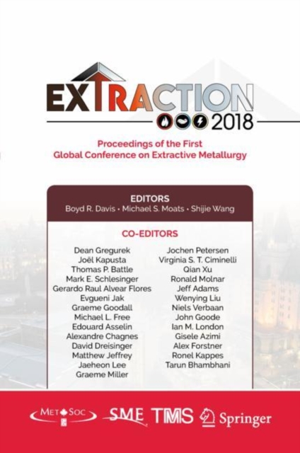 Extraction 2018 : Proceedings of the First Global Conference on Extractive Metallurgy, EPUB eBook