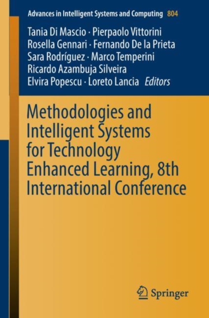 Methodologies and Intelligent Systems for Technology Enhanced Learning, 8th International Conference, EPUB eBook