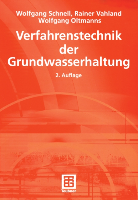 Verfahrenstechnik der Grundwasserhaltung, PDF eBook