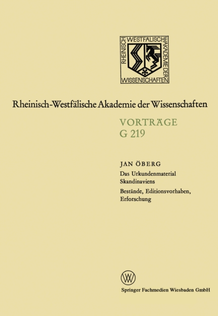 Geisteswissenschaften : Vortrage. G 219, PDF eBook