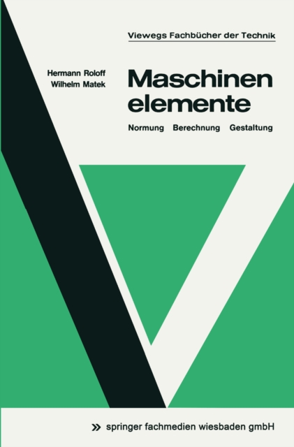 Maschinenelemente : Normung, Berechnung, Gestaltung, PDF eBook