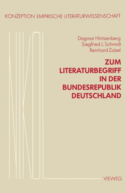 Zum Literaturbegriff in der Bundesrepublik Deutschland, PDF eBook