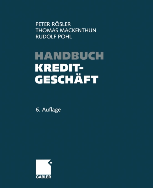 Handbuch Kreditgeschaft, Paperback / softback Book