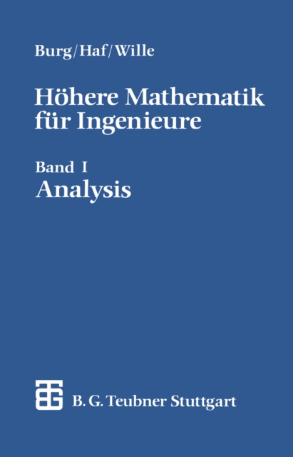Hohere Mathematik fur Ingenieure : Band I Analysis, PDF eBook