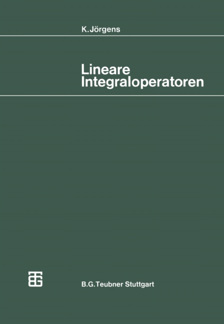 Lineare Integraloperatoren, PDF eBook