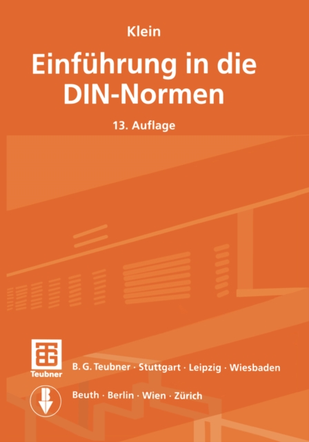 Klein Einfuhrung in die DIN-Normen, PDF eBook