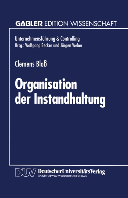 Organisation der Instandhaltung, PDF eBook