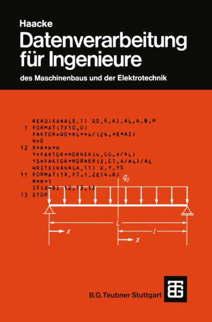 Datenverarbeitung fur Ingenieure : des Maschinenbaus und der Elektrotechnik, PDF eBook