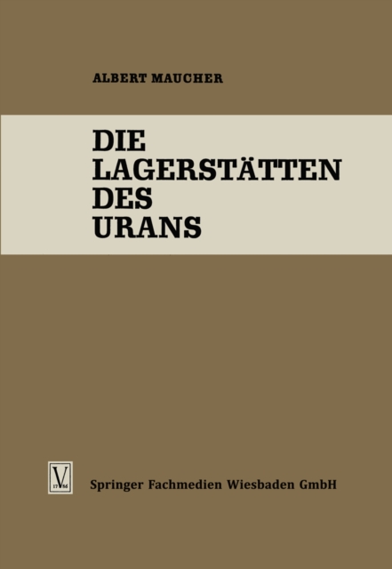 Die Lagerstatten des Urans, PDF eBook