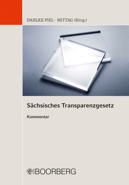 Sachsisches Transparenzgesetz : Kommentar, PDF eBook