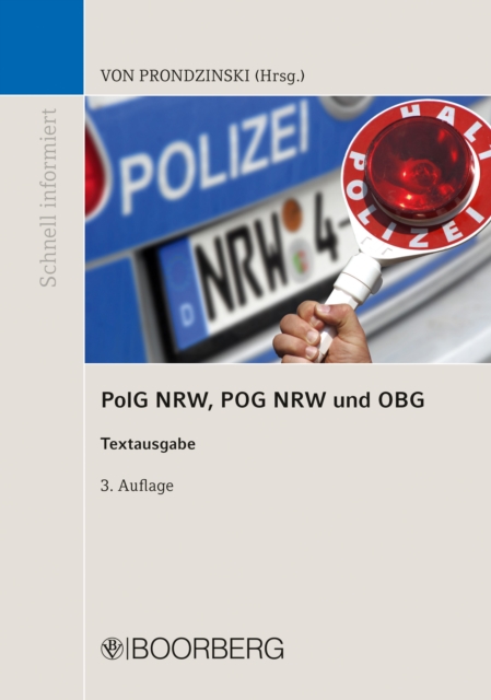 PolG NRW, POG NRW und OBG : Textausgabe, PDF eBook