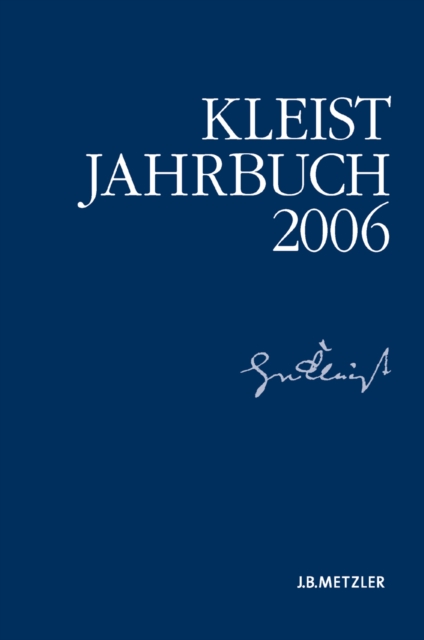 Kleist-Jahrbuch 2006, PDF eBook