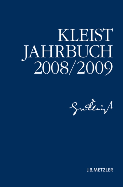 Kleist-Jahrbuch 2008/09, PDF eBook