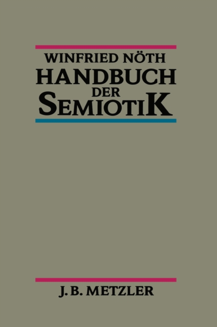 Handbuch der Semiotik, PDF eBook