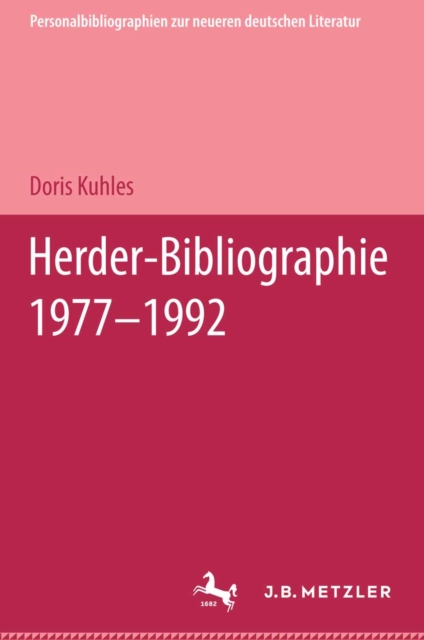 Herder-Bibliographie 1977-1992, PDF eBook