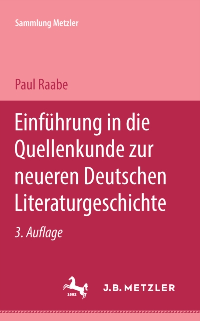 Quellenrepertorium : Sammlung Metzler, 73, PDF eBook