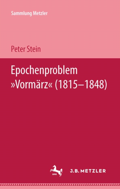Epochenproblem "Vormarz" (1815-1848), PDF eBook