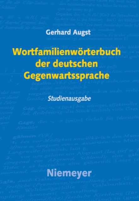 Wortfamilienworterbuch der deutschen Gegenwartssprache, PDF eBook
