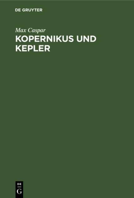 Kopernikus und Kepler : Zwei Vortrage, PDF eBook