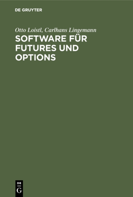 Software fur Futures und Options : Marktubersicht, PDF eBook