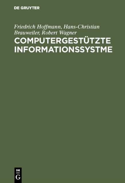 Computergestutzte Informationssystme : Einfuhrung in die Burokommunikation und Datentechnik fur Wirtschaftswissenschaftler, PDF eBook
