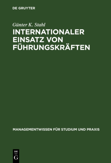 Internationaler Einsatz von Fuhrungskraften, PDF eBook