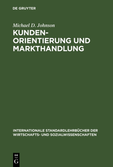 Kundenorientierung und Markthandlung, PDF eBook