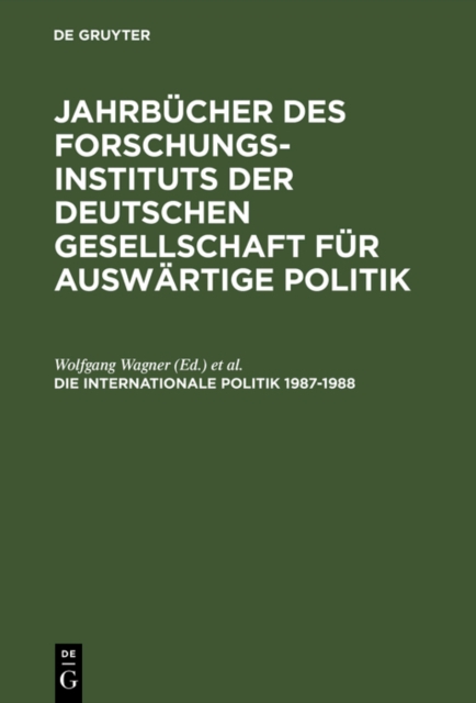 Die Internationale Politik 1987-1988, PDF eBook