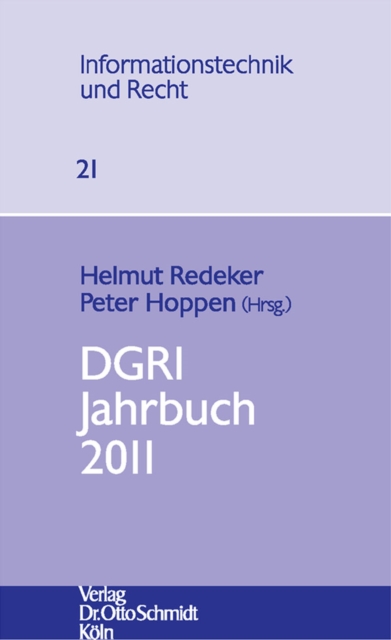DGRI Jahrbuch 2011, PDF eBook