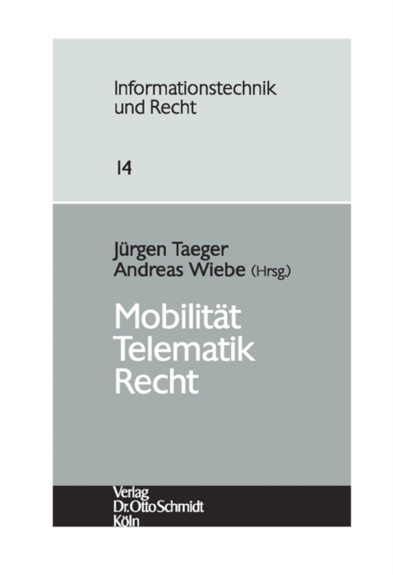 Mobilitat -Telematik - Recht, PDF eBook