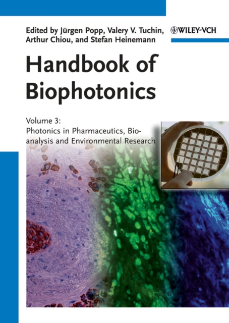 Handbook of Biophotonics, Volume 3 : Photonics in Pharmaceutics, Bioanalysis and Environmental Research, Hardback Book