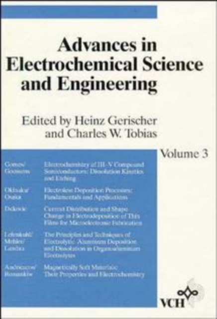 Advances in Electrochemical Science and Engineering, Volume 3, PDF eBook
