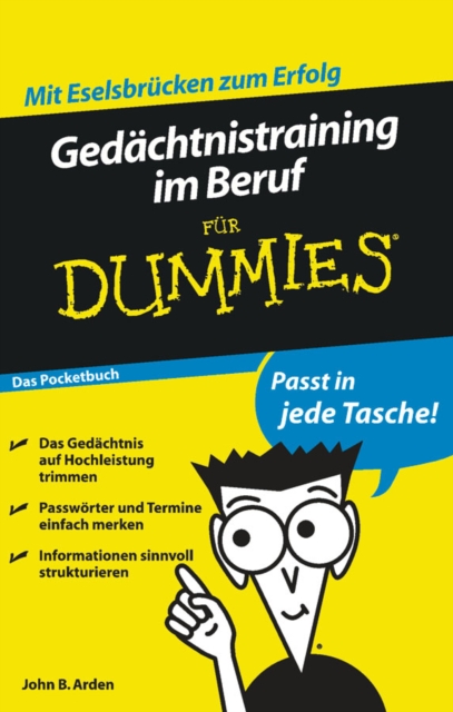 Gedachtnistraining im Beruf fur Dummies Das Pocketbuch, Paperback / softback Book