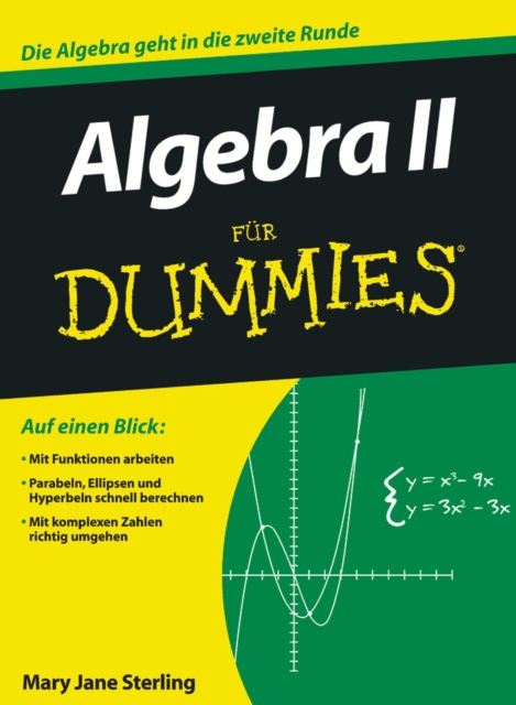 Algebra II fur Dummies, Paperback / softback Book