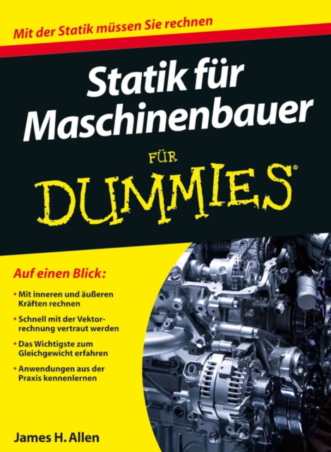 Statik fur Maschinenbauer fur Dummies, Paperback / softback Book
