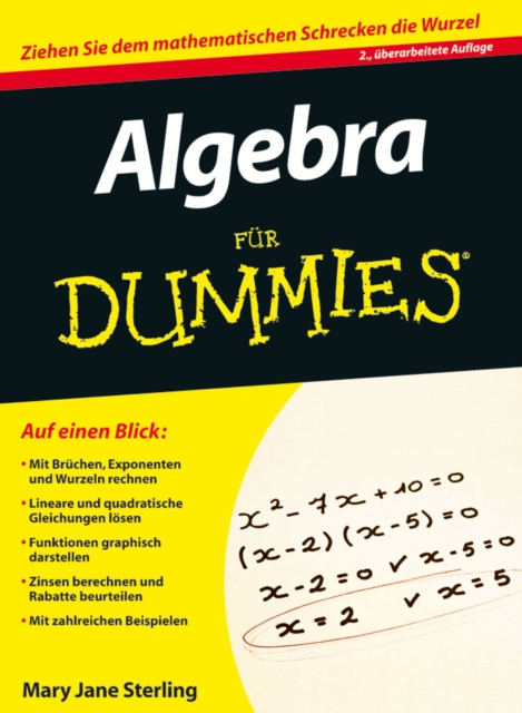 Algebra Fur Dummies, Paperback Book