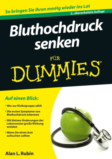 Bluthochdruck senken fur Dummies, Paperback / softback Book