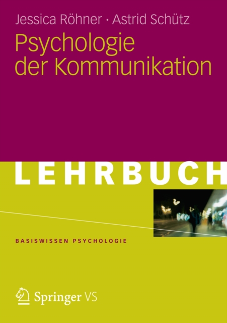 Psychologie der Kommunikation, PDF eBook